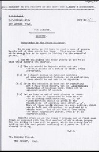 Winston Churchill Memo on Brevity